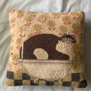Black Cat Pillow